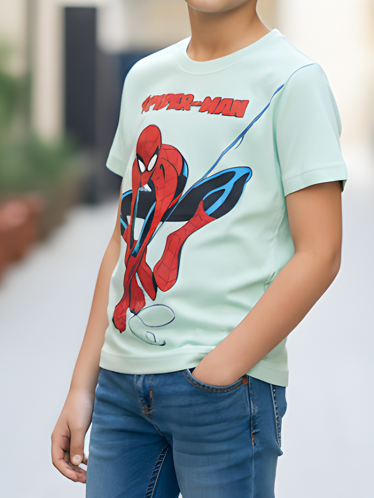 Kids' Marvel Spider-Man Action Graphic T-Shirt