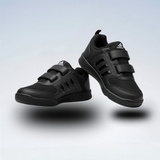Adidas Fluo Black Velcro Unisex School Shoes.