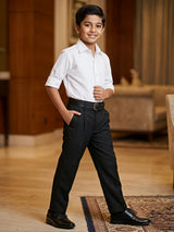 Boys' Classic Black Formal Pant