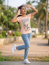 Girls' Pink Minnie Mouse "Sunny Side" Graphic Top