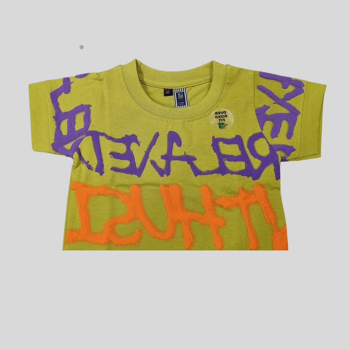 Bold Oversized Graphic T-Shirt for Boys – Vibrant Colors & Inspiring Prints