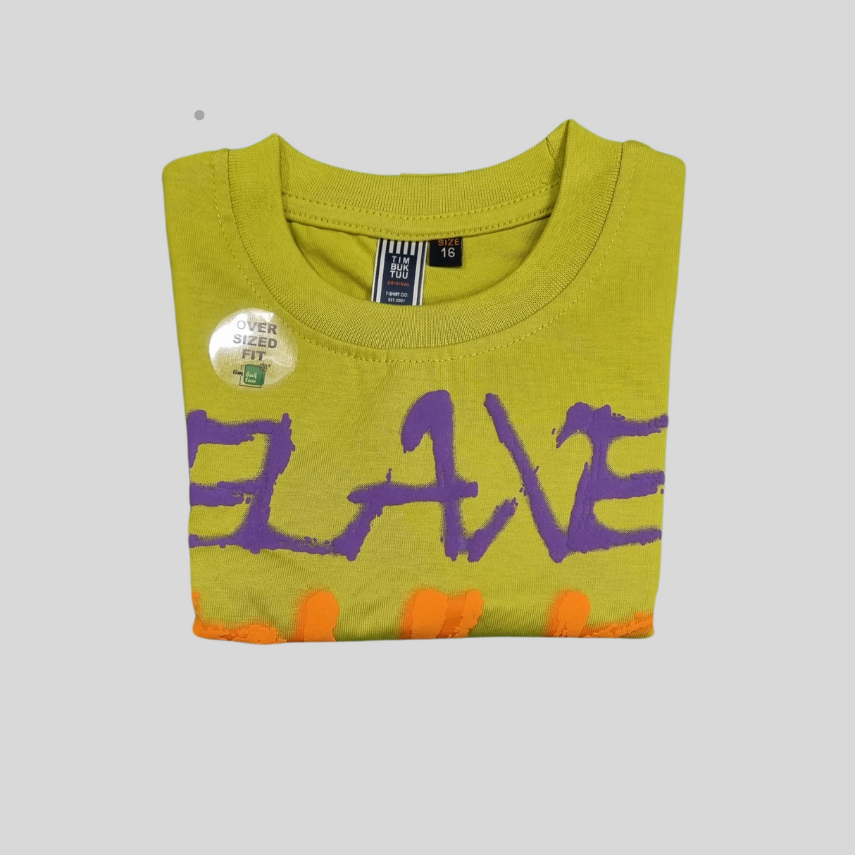 Bold Oversized Graphic T-Shirt for Boys – Vibrant Colors & Inspiring Prints