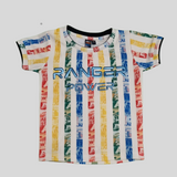 Boys' Multicolor "Ranger Power" Graphic T-Shirt – Soft Cotton Blend