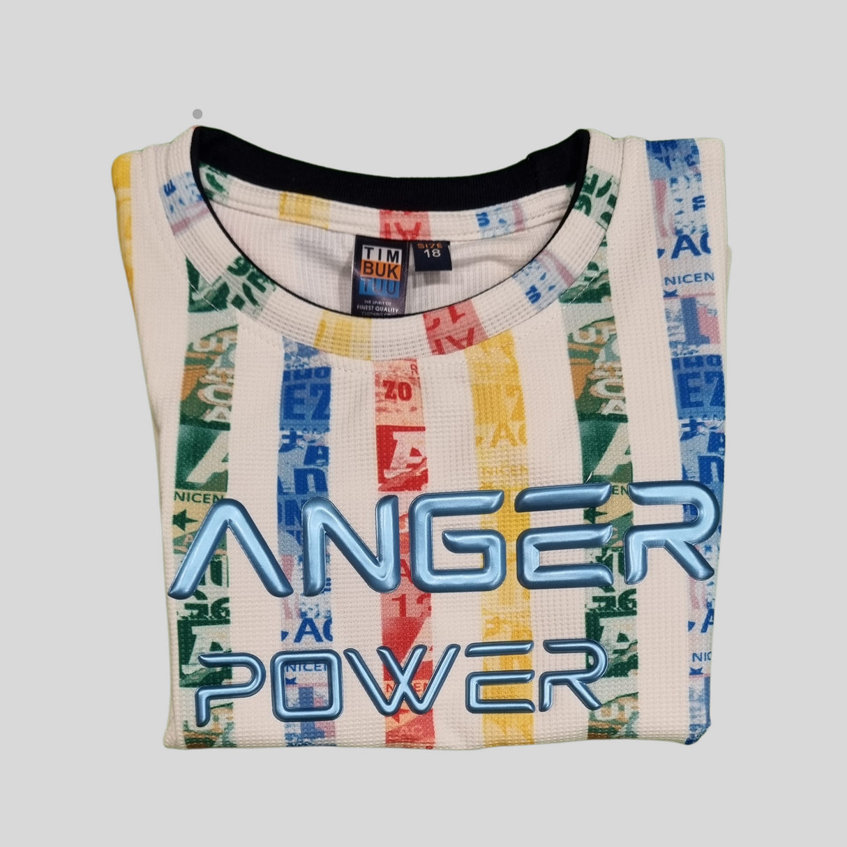 Boys' Multicolor "Ranger Power" Graphic T-Shirt – Soft Cotton Blend