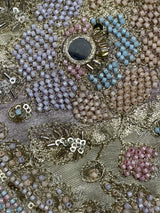 Multi Colour Embellished Plazzo Set for Girls