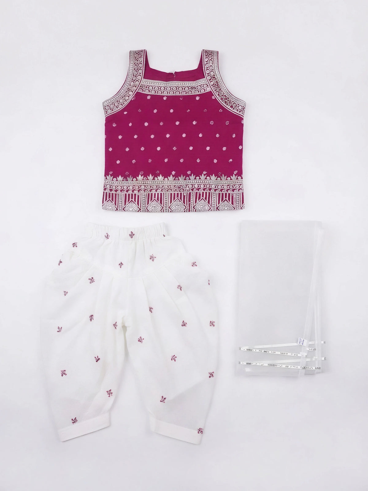 Rani Printed Kurti Dhoti Set for Girls