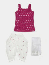 Rani Printed Kurti Dhoti Set for Girls