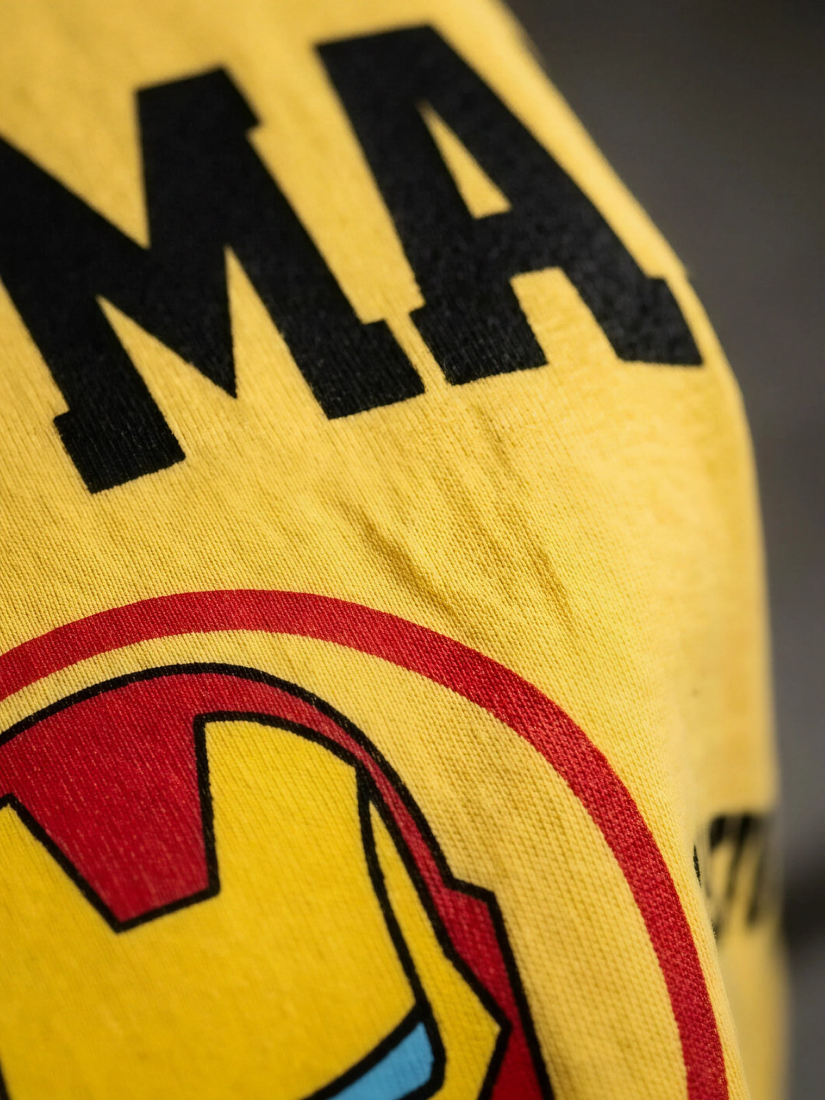 Boys Yellow Iron Man Graphic T-Shirt