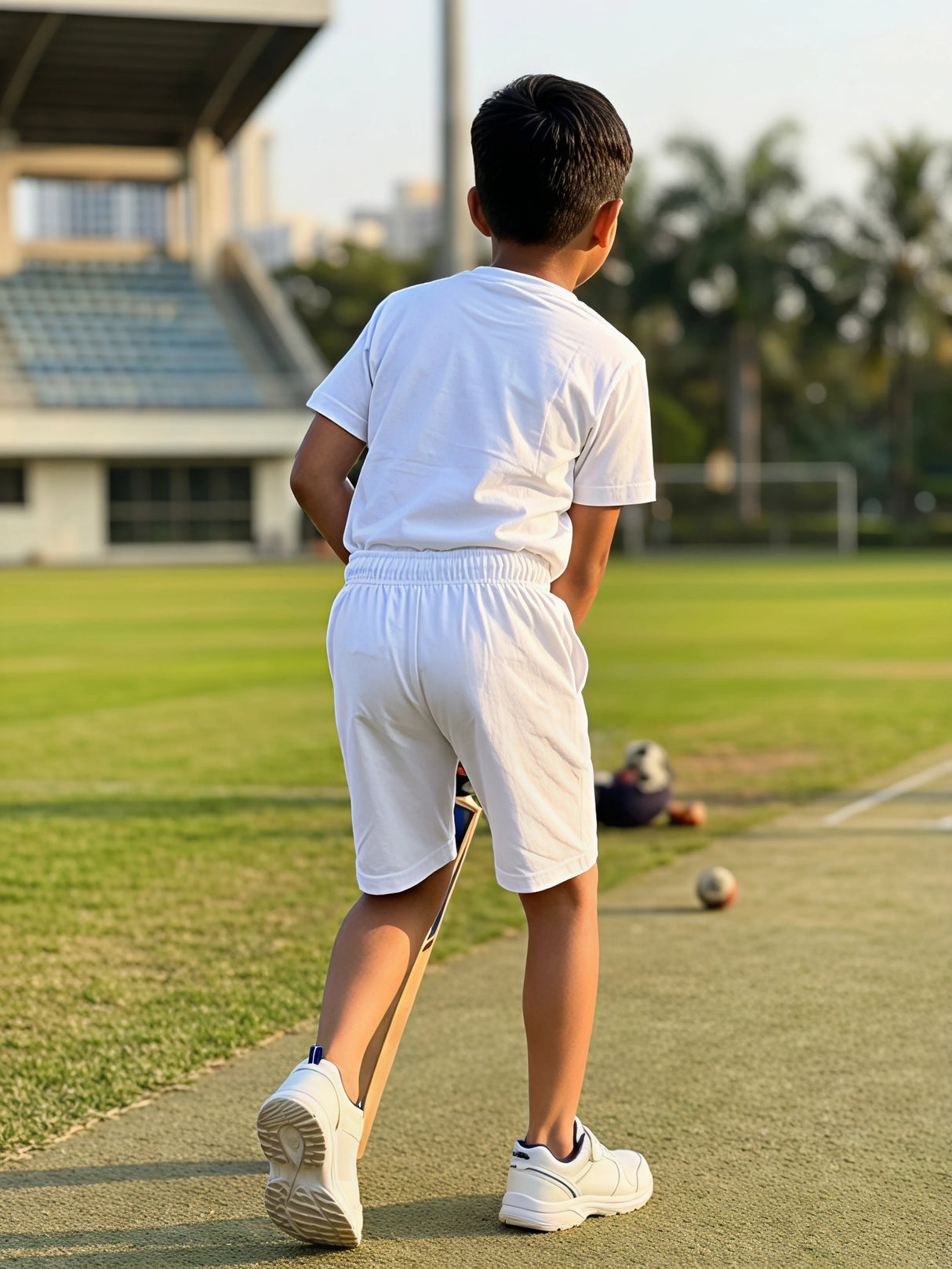 Boys White Cristiano Ronaldo Graphic Co-ord Set.