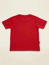 Boys Red Thor Graphic Printed Casual T-Shirt