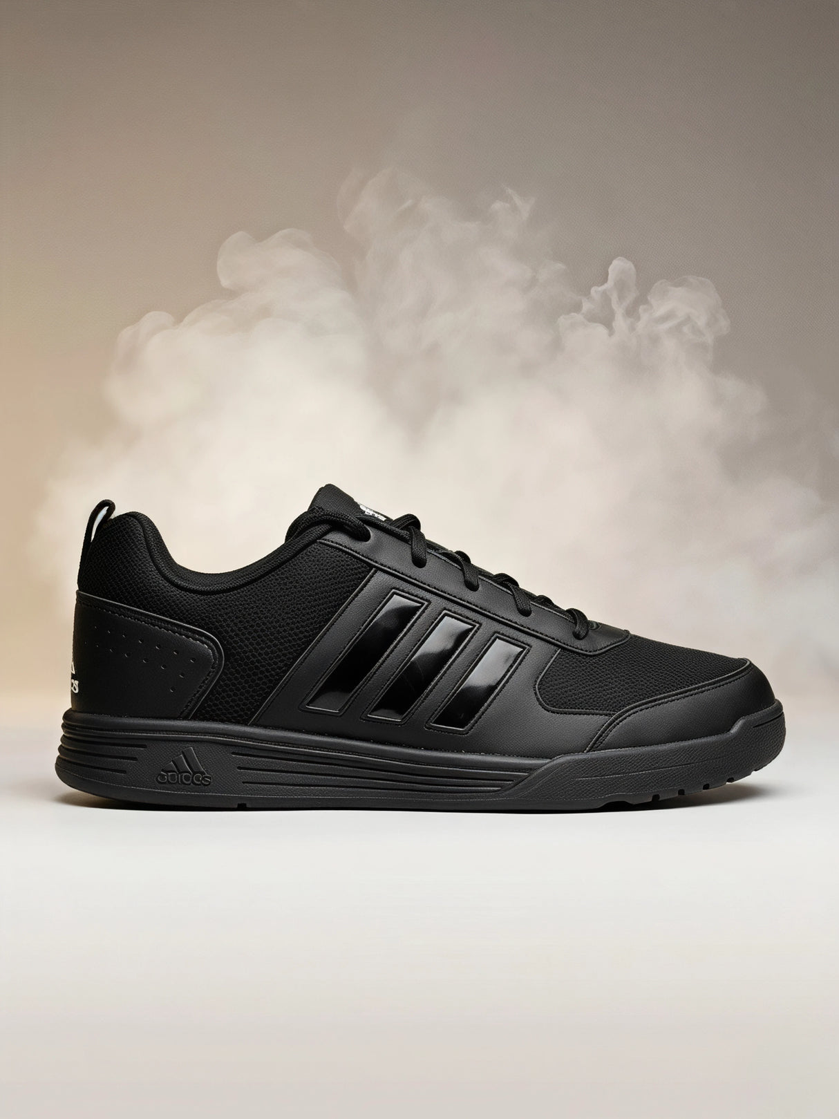 Adidas Fluo Black Lace Unisex School Shoes.