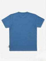Blue Graphic Print Cotton T-Shirt Kids Casual Wear