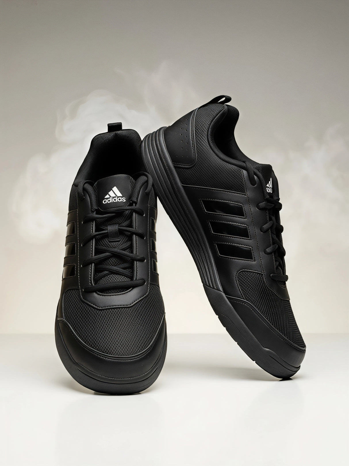 Adidas Fluo Black Lace Unisex School Shoes.