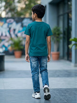 Boys Urban Green Exotic Cash Graphic T-Shirt