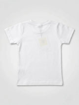 Boys White Independence Day T-Shirt – Tricolor India Map Print Graphic Tee
