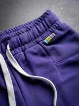 Girls Purple Comfort Cotton Shorts