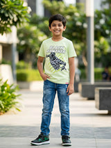 Boys Marvel Black Panther Graphic T-Shirt - Mint Green