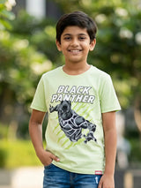 Boys Marvel Black Panther Graphic T-Shirt - Mint Green