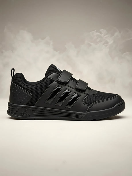 Adidas Fluo Black Velcro Unisex School Shoes.