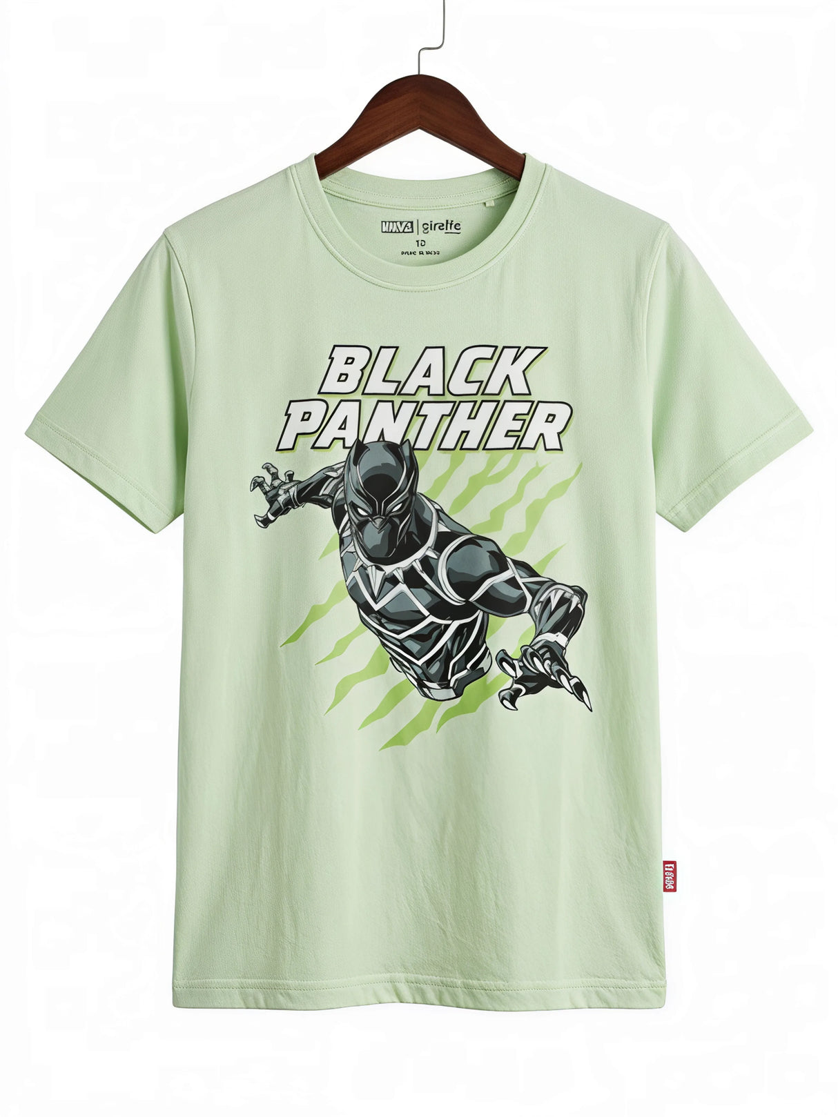 Boys Marvel Black Panther Graphic T-Shirt - Mint Green
