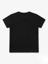 Black Car Graphic Print Cotton T-Shirt