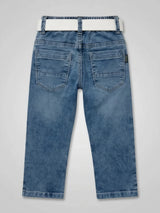 Boys Stylish Blue Medium Wash Jeans.