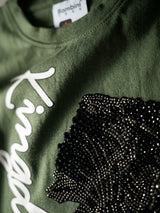 Boys Olive Green Panther Kingdom Graphic T-Shirt