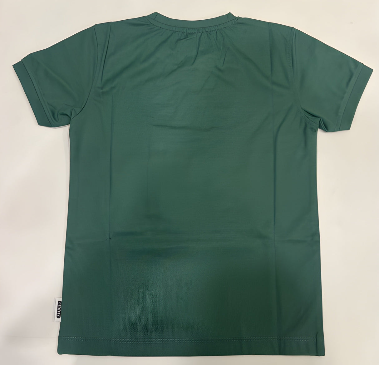 "Kids Green Graphic T-Shirt with Backpack Print