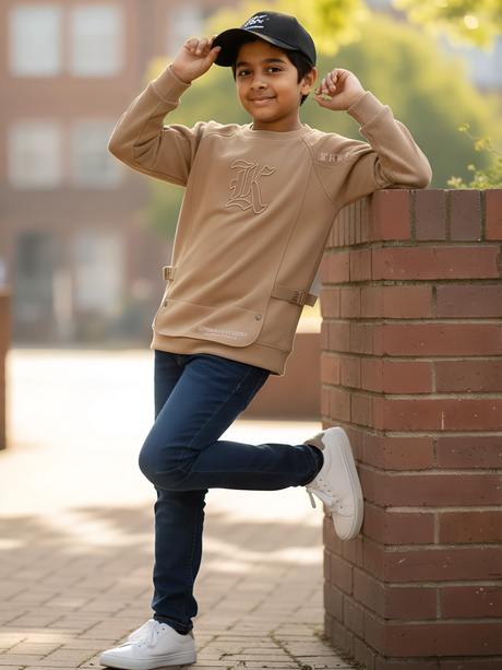 Kids' 'TAZ-MANIA' Metallic Graphic T-Shirt - Neon Lime Green.