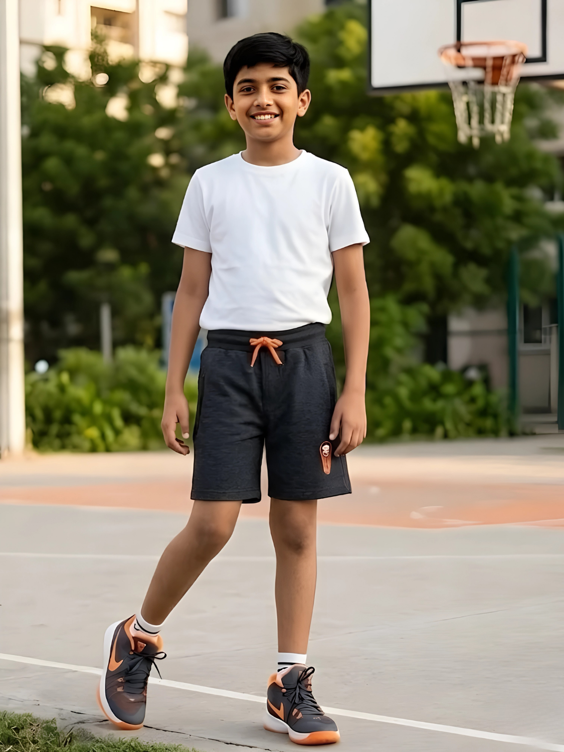 Boys' Performance Basketball Shorts - Dark Grey