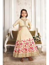 Girls Traditional Full Sleeves Chuddidar Sets - Rani