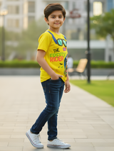 Boys' Freedom Rider Graphic Tee - Sun Yellow