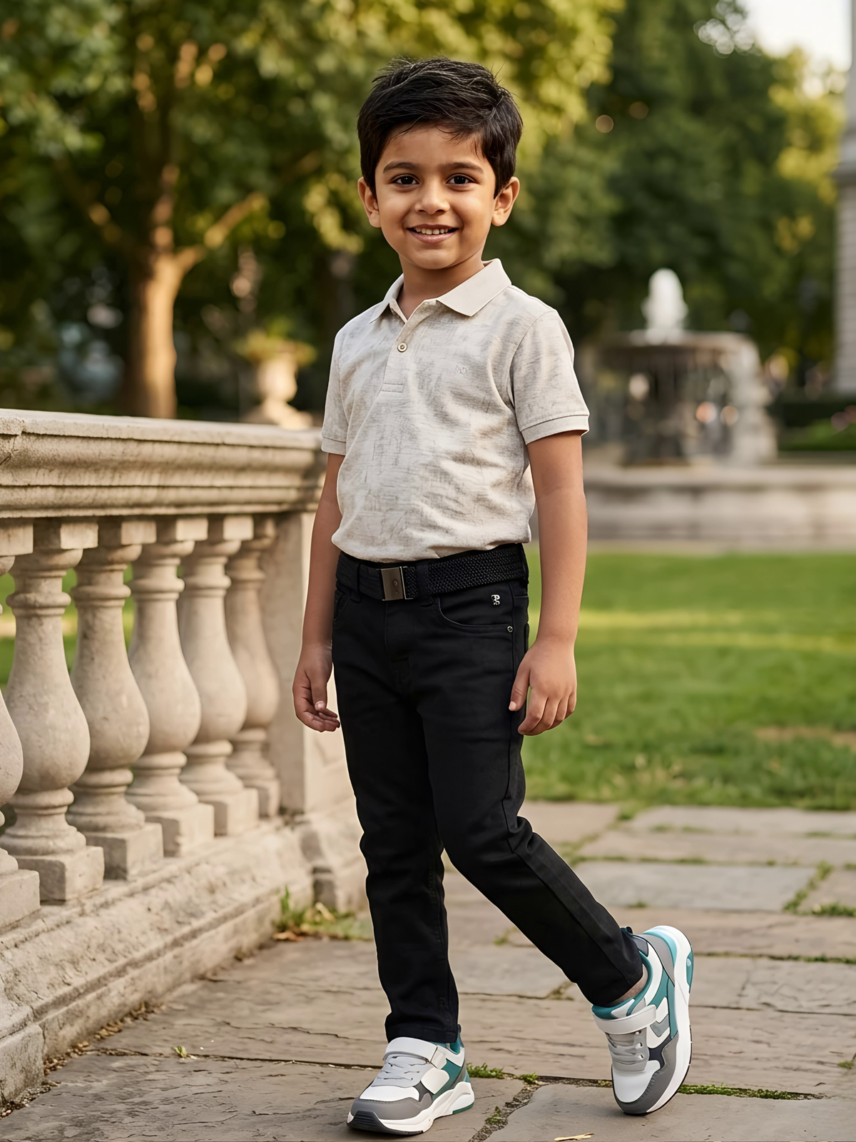 Boys' Premium Core Black Slim Fit Denim Jeans