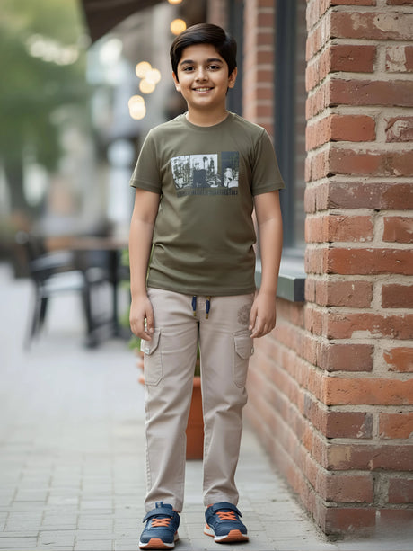 Boys' Urban Adventure Cotton Cargo Pants – Grey