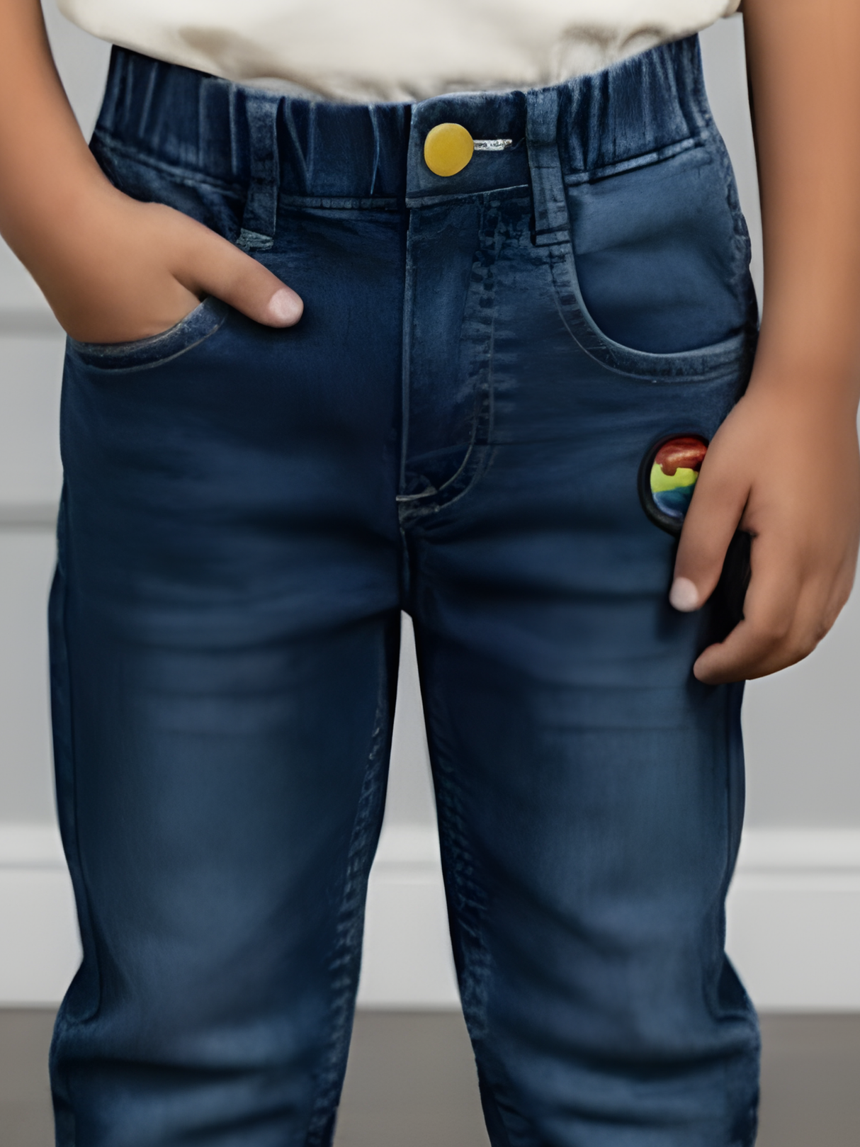 Boys' L. Blue Denim Pants