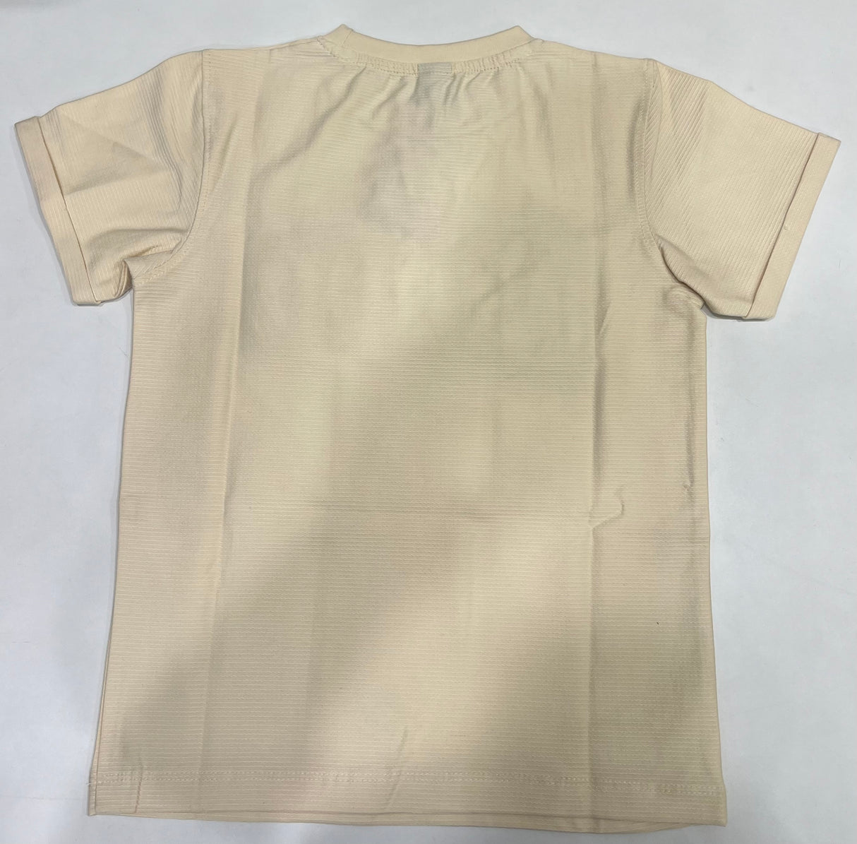 Kids Cream PROUD Print T-Shirt/cotton t-shirts