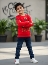 Kids' Marvel Thor Action Graphic T-Shirt - Bright Red.