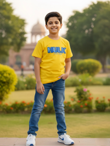 Boys' "HULK" Comic Style Graphic T-Shirt - Vibrant Yellow