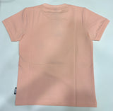 Kids Peach Cool Bear Graphic T-Shirt