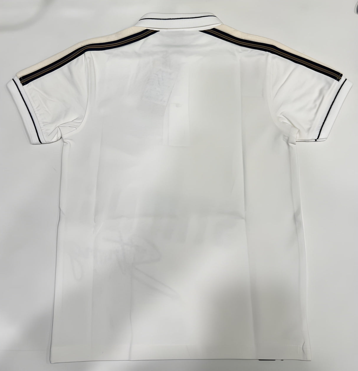 Kids White Polo T-Shirt – “Be Stronger” Graphic