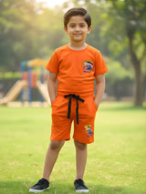 Boys' Electric Orange Graphic Co-Ord Set