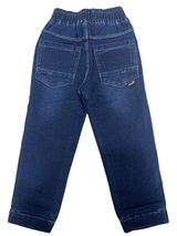 Boys' Stretch  Blue Denim Jeans – Dark Wash