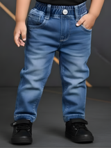 Boys' Comfort-Stretch Jogger Jeans - Light Blue Wash
