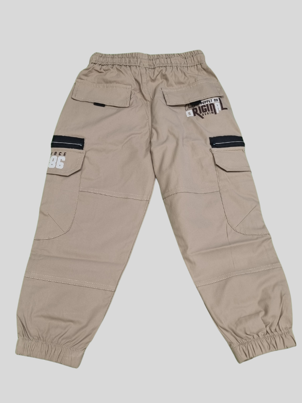Boys' Utility Cargo Pants – “Awesome Good Vibes” Style