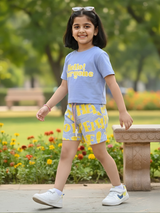 Hello Sunshine Purple Graphic Co-ord Set