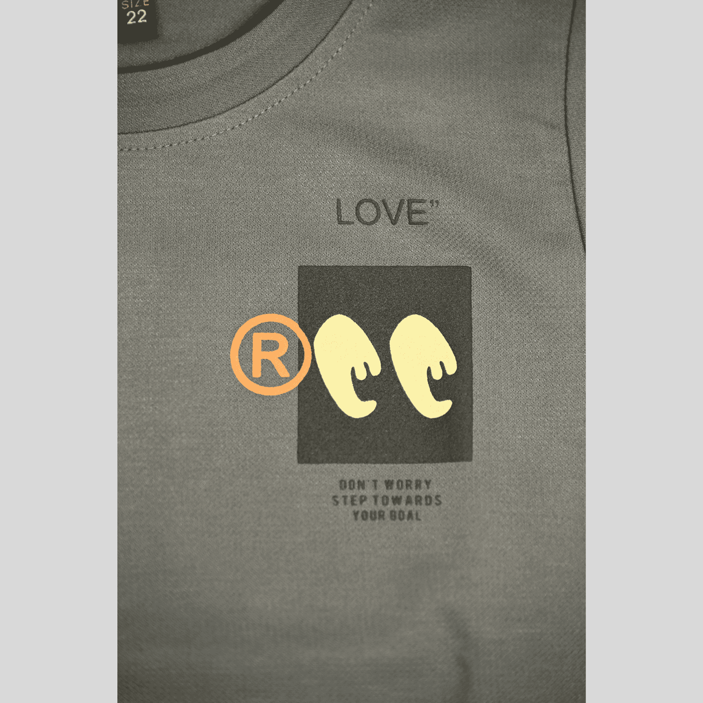 Boys Casual Half Sleeves Printed Round Neck T-Shirt - Grey