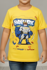 Boys' "Roblox Knight of Gotham" Yellow Graphic T-Shirt