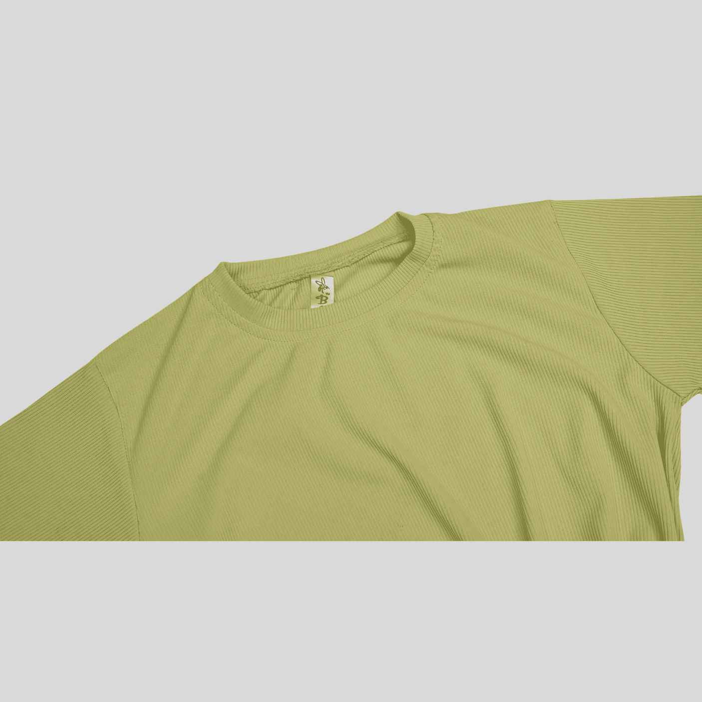 Girls Casual Full Sleeves Plain Fashion Top - Green