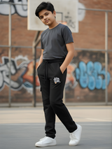 Boys' "Slam Dunk" Graphic Cargo Track Pants