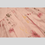 Girls Casual Printed Cotton Frocks - Pink